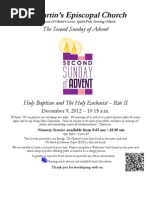 2A 1015 Dec 9 2012 With Holy Baptism