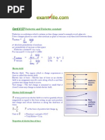 Download  Dielectric and Dielectric Constant by Examvillecom SN11582289 doc pdf