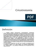 Cricotirotomía