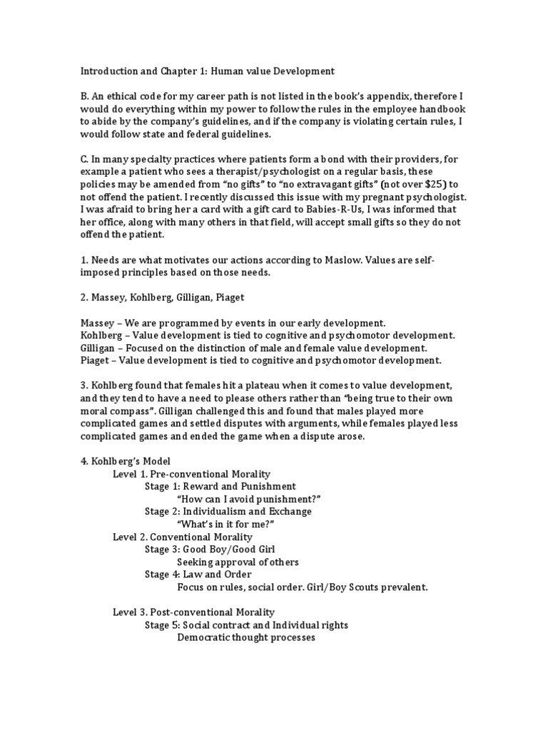 Human Value Development Insights | PDF | Philosophical Theories ...