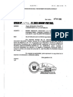 Documentos de Agresión de Ministro Villena