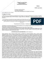 Eval 5º Año - Relato Fantástico y Narrativa Cortazariana