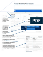 Using Quizlet in The Classroom