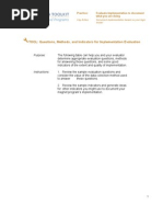 Download Questions Methods and Indicators for Implementation Evaluation by wested-magnet-schools SN11585356 doc pdf