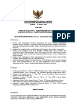 Keputusan Menteri Negara Agraria Kbpn Nomor 10 Tahun 1994 Ttg Penetapan Biaya Cetak Blangko Sertipikat Dan Pengelolaannya