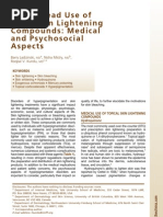 Download Widespread Use of Toxic Skin Lightening Compounds- Medical and Psychosocial Aspects by Marina Bessel SN115861643 doc pdf