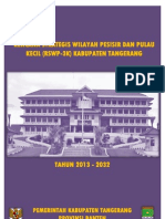 Laporan Rencana Strategis Wilayah Pesisir dan Pulau Kecil Kabupaten Tangerang