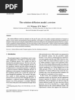 Download J Wijmans - R Baker - The Solution Diffusion Model - A Review by Nicolas SN115865737 doc pdf