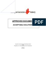 BCA - Approved Document (Acceptable Solutions)