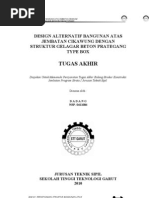 Download  DESIGN ALTERNATIF BANGUNAN ATASJEMBATAN CIKAWUNG DENGANSTRUKTUR GELAGAR BETON PRATEGANGTYPE BOX by digilibsttg SN115886288 doc pdf