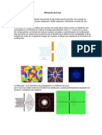 Difracción de La Luz