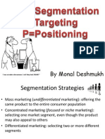 Segmentatation, Targeting and Positioning