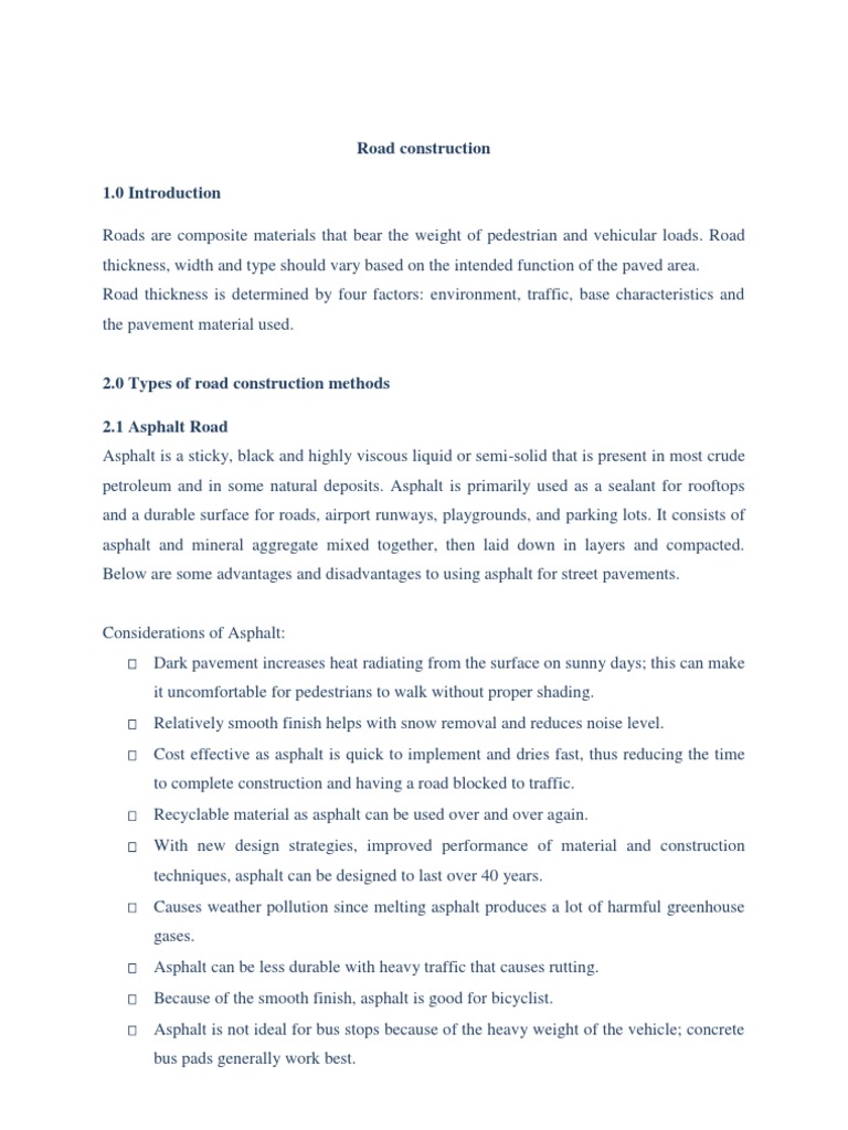 Road Construction With Asphalt | PDF | Road Surface | Road