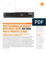 NX9500 Spec Sheet Italian