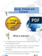 Internet, Intranet and Extranet