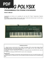 Korg PolySix Manual