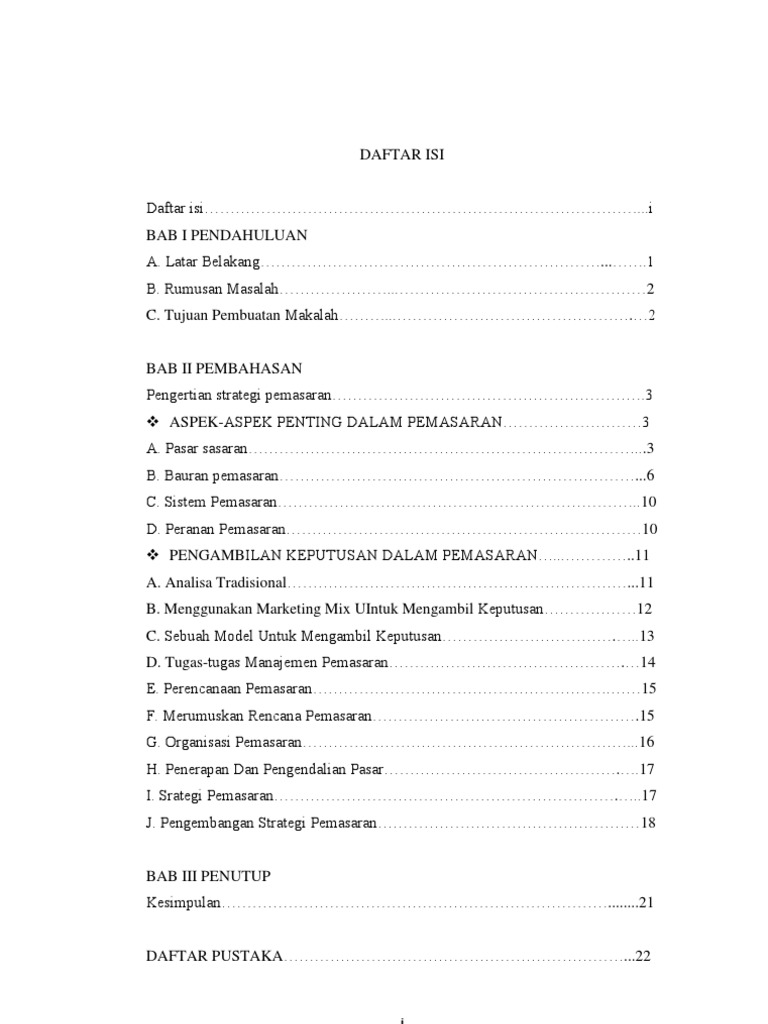 Makalah Manajemen Pemasaran