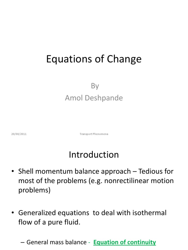 Isothermal Flow Equations Explained | PDF | Navier–Stokes Equations ...