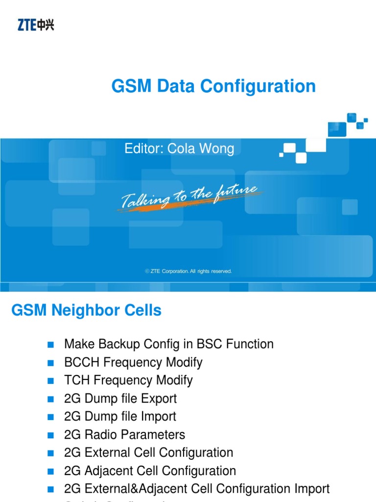 GSM Data Configuration Guide | PDF | Backup | Radio