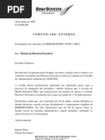 Comunicado Externo - Elei