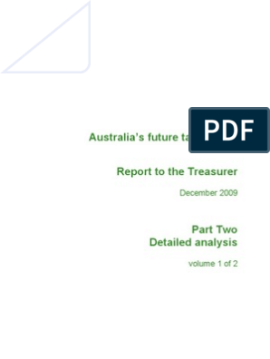 Afts Final Report Part 2 Vol 1 Consolidated Progressive Tax Taxes