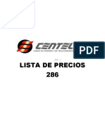 Lista de Precios Centelsa 286-2012