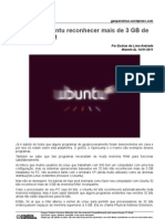 GPL Fac3a7a Seu Ubuntu Reconhecer Mais de 3 GB de Memc3b3ria Ram