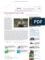 Pesca sin muerte los lunes en 2013 - Deportes - Diario de León