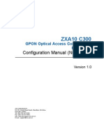 C300 (V1.0) Optical Access Convergence Equipment Configuration Manual (Netnumen)