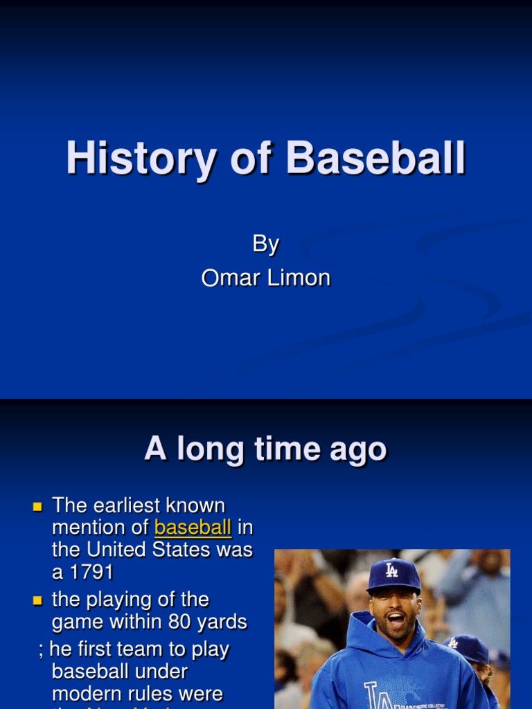 Evolution of Baseball in America | PDF | Sports & Recreation | History