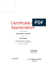 Download Cert of Appreciation 4 Judges Public Speaking 2008 by GEPAT ANAK GEDIP SN11597817 doc pdf