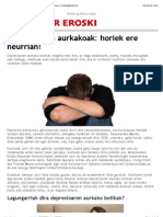 Depresioaren Aurkakoak - Horiek Ere Neurrian! - Aldizkaria - CONSUMER EROSKI