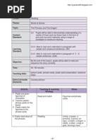 RPH Bahasa Inggeris Tahun 3 KSSR