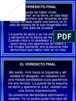 El veredicto final: Libre por la redención