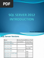 SQL Server 2012-New Features