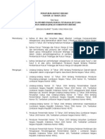 Peraturanbupatibekasino16tahun2010tentangpedomanpembentukan RT RW