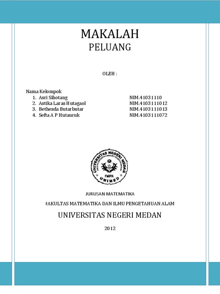 Makalah Peluang