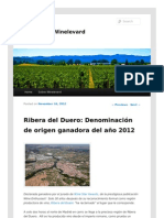 Ribera del Duero ganadora 2012