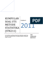 Kumpulan Soal Uts Peluang Metode Statistika Ipb