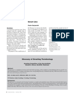 Grouting Terminlogy Glossary - Gazzarrini2006