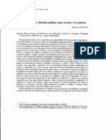 Retórica clásica y filosofía política. Palti