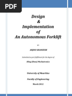Download Design  Implementation of an Autonomous Forklift by Shan Shaneesh SN116038310 doc pdf