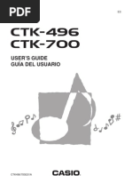 Manual Teclado Casio CTK-496 CTK-700