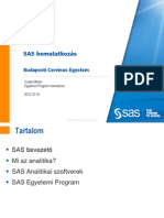 SAS Bemutatkozás - Corvinus 20121015 - PUBLIC