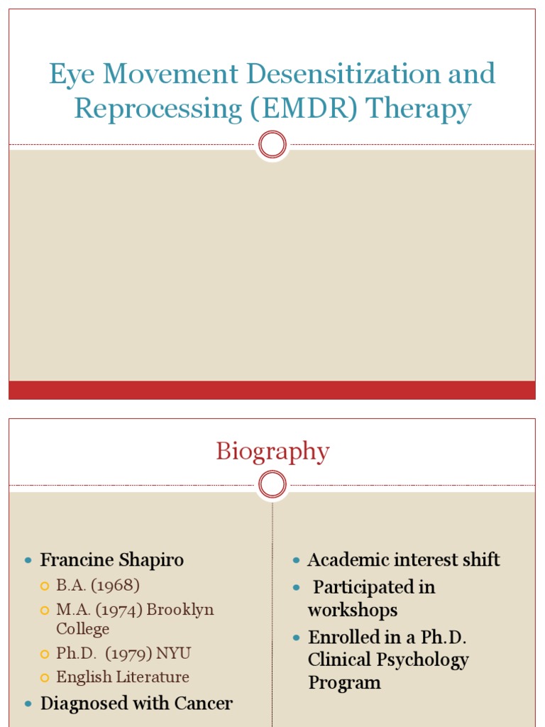 Emdr Presentation Eye Movement Desensitization And Reprocessing Medical