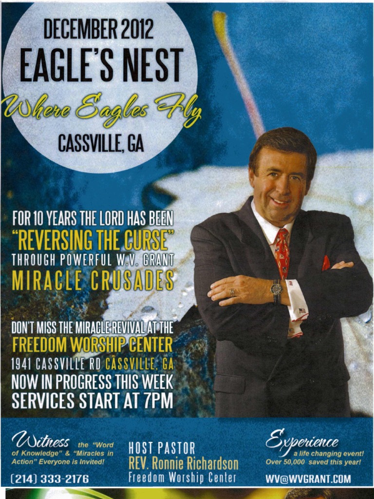 Eagles Nest Revival Report W. V. Grant, Jr (December 2012