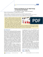 Desorption from Methanol and Ethanol Ices by High Energy Electrons