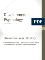 Developmental Psychology: 7-9% of Exam