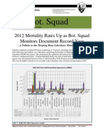 The Bot. Squad: 2012 Mortality Rates Up As Bot. Squad Monitors Document Record Year