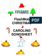 Flashmob Christmas Caroling So Ngsheet
